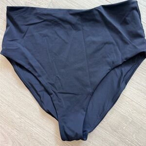 Black lululemon high waisted swim bottoms
